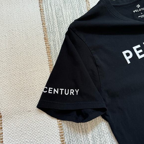 Peloton Reach 100 Classic Short Sleeve Century Black Crewneck T-Shirt Women’s L - Picture 8 of 9
